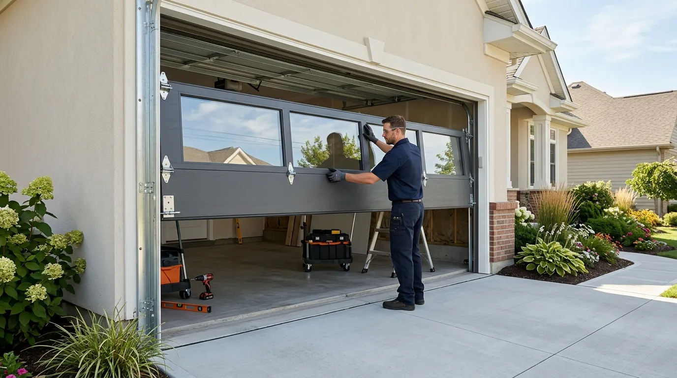 Garage door work by Gaithersburg Garage Door Pros in Gaithersburg, MD
