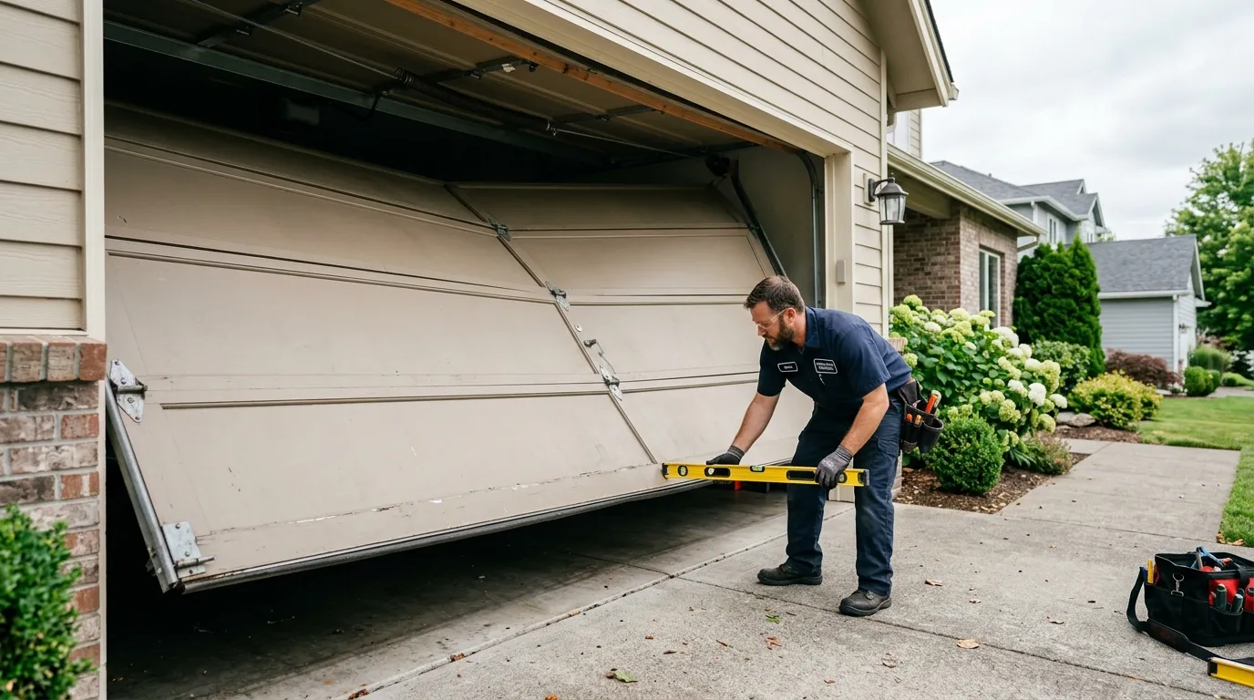 Why a Garage Door Goes Off Track Around Gaithersburg