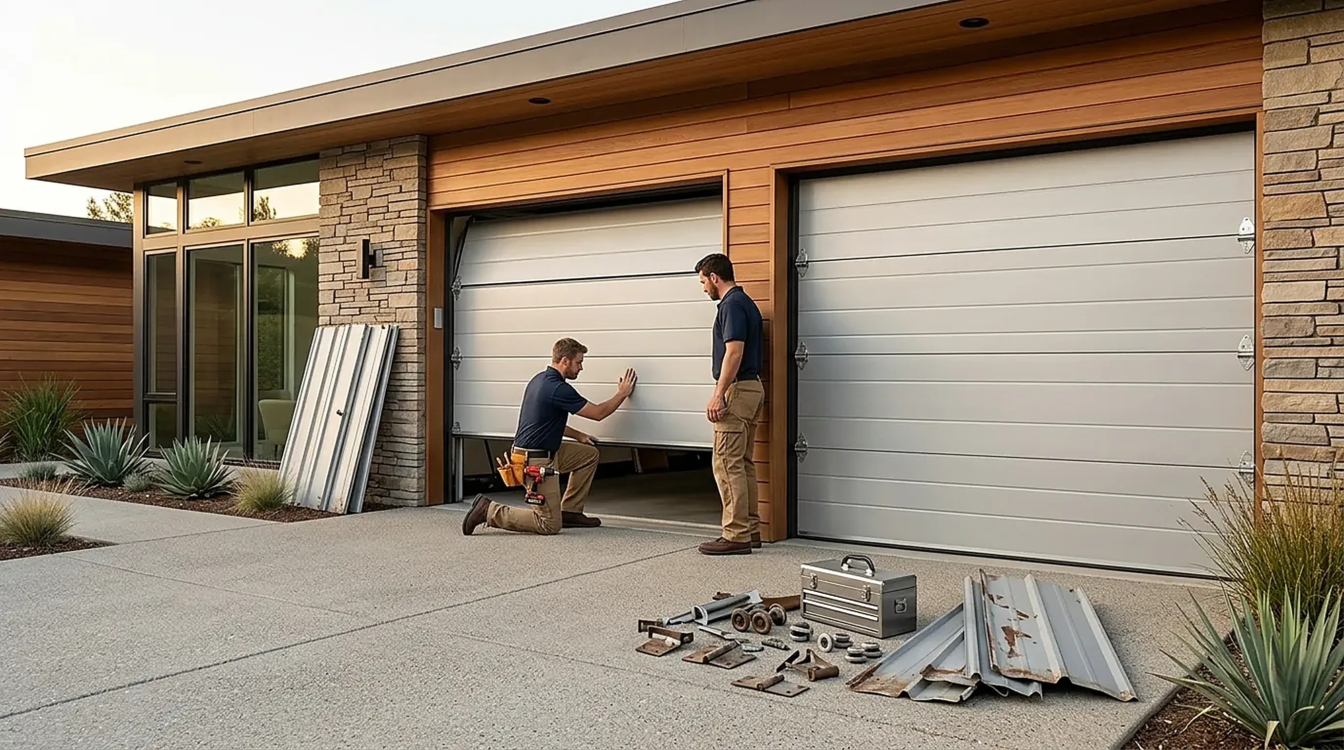 Garage door service in Gaithersburg, MD