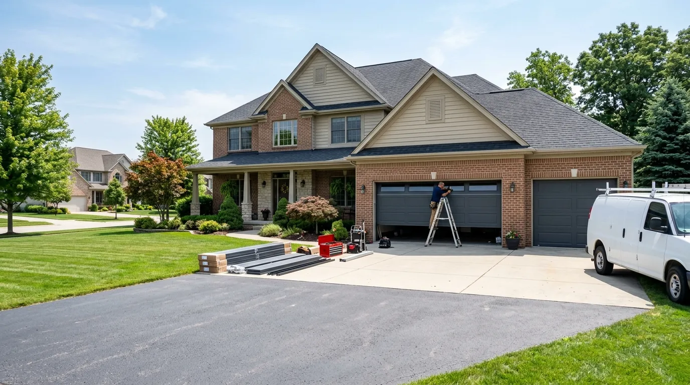 Garage door service in Gaithersburg, MD