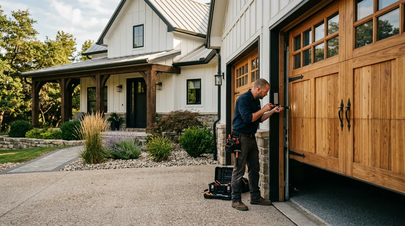 Garage door service in Gaithersburg, MD