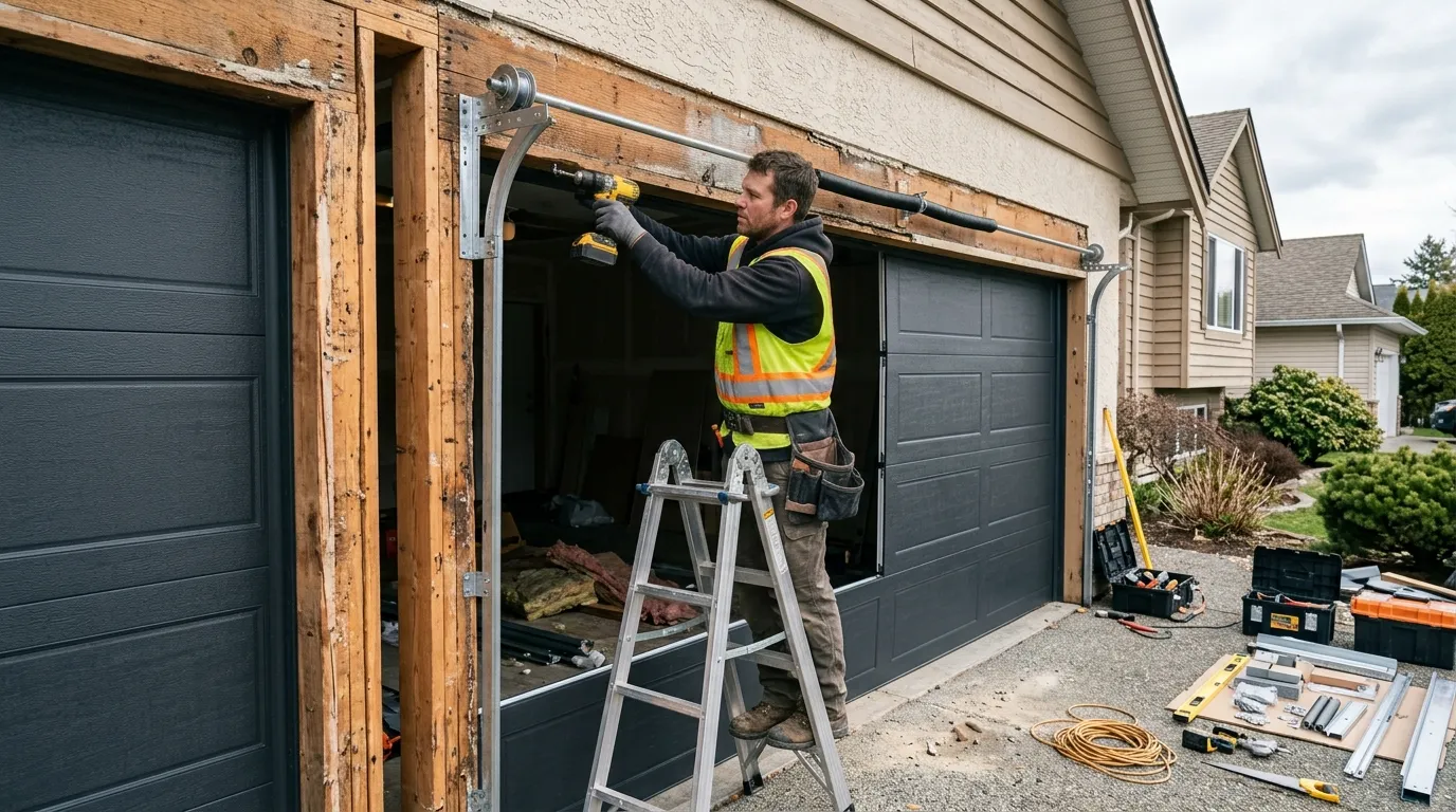 Garage door service in Gaithersburg, MD