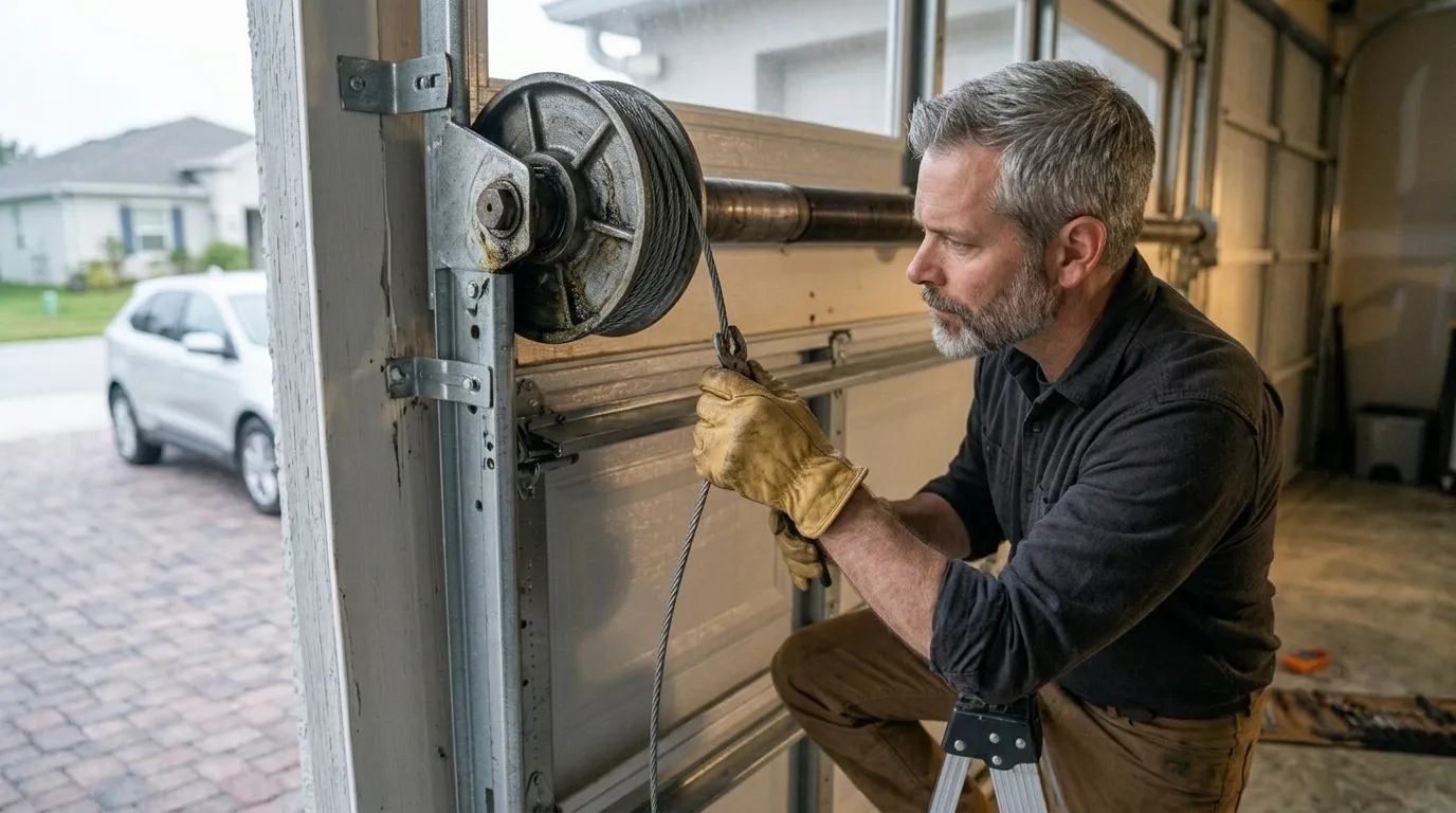Garage door service in Gaithersburg, MD