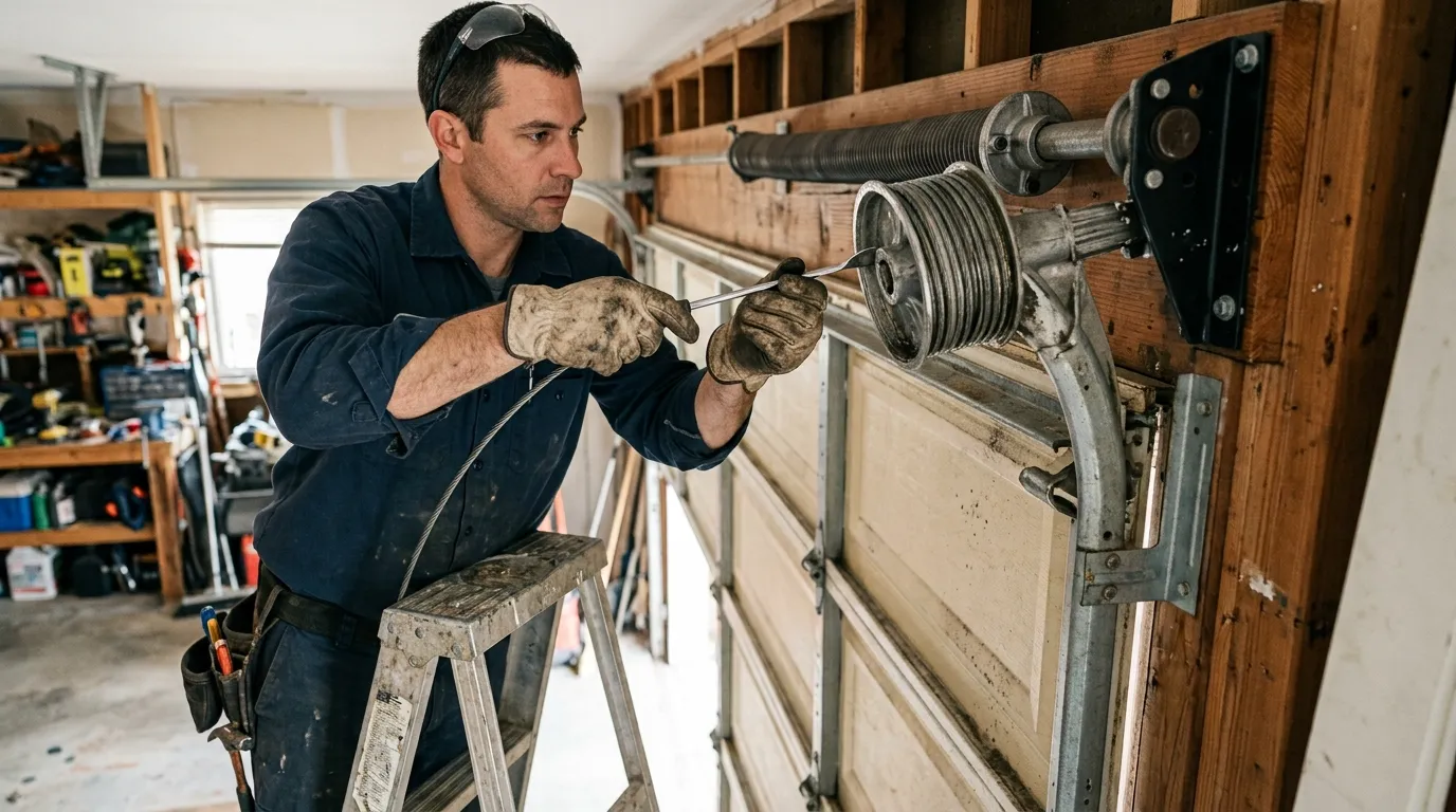 Garage door service in Gaithersburg, MD