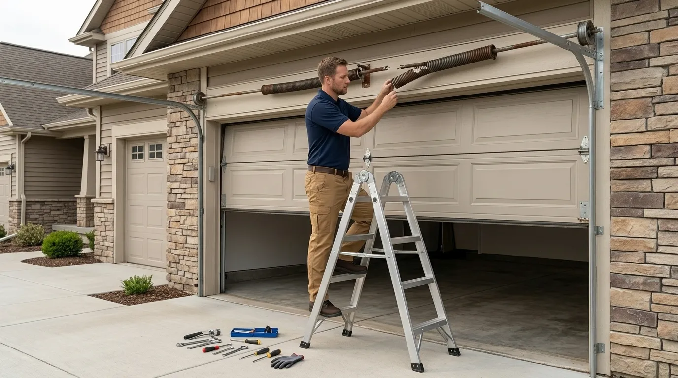 Garage door service in Gaithersburg, MD