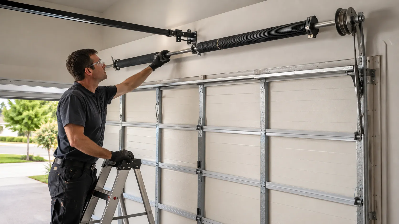 Garage door service in Gaithersburg, MD