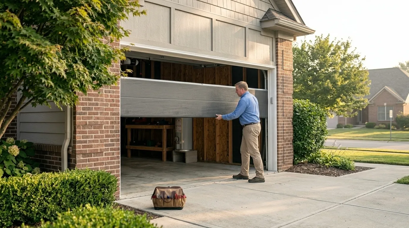 Garage door service in Gaithersburg, MD