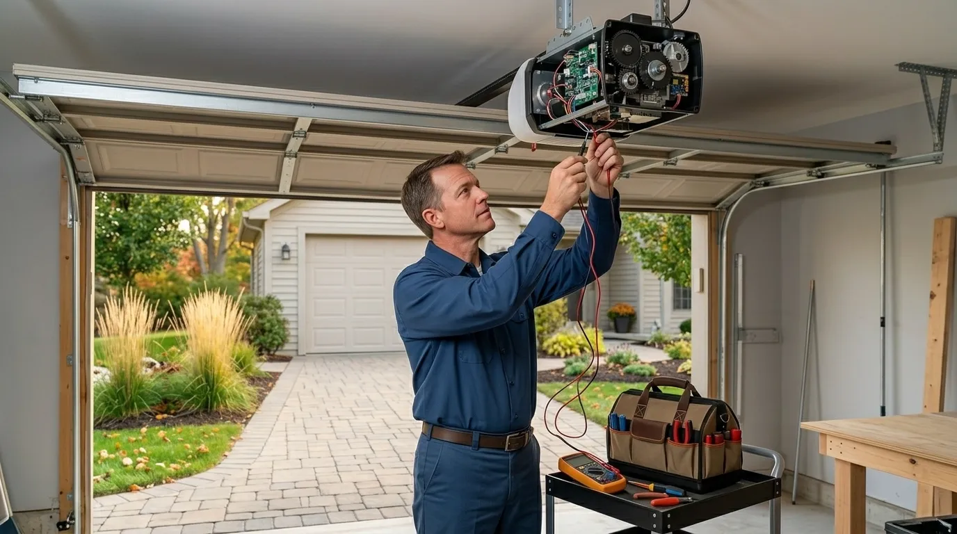 Garage door service in Gaithersburg, MD