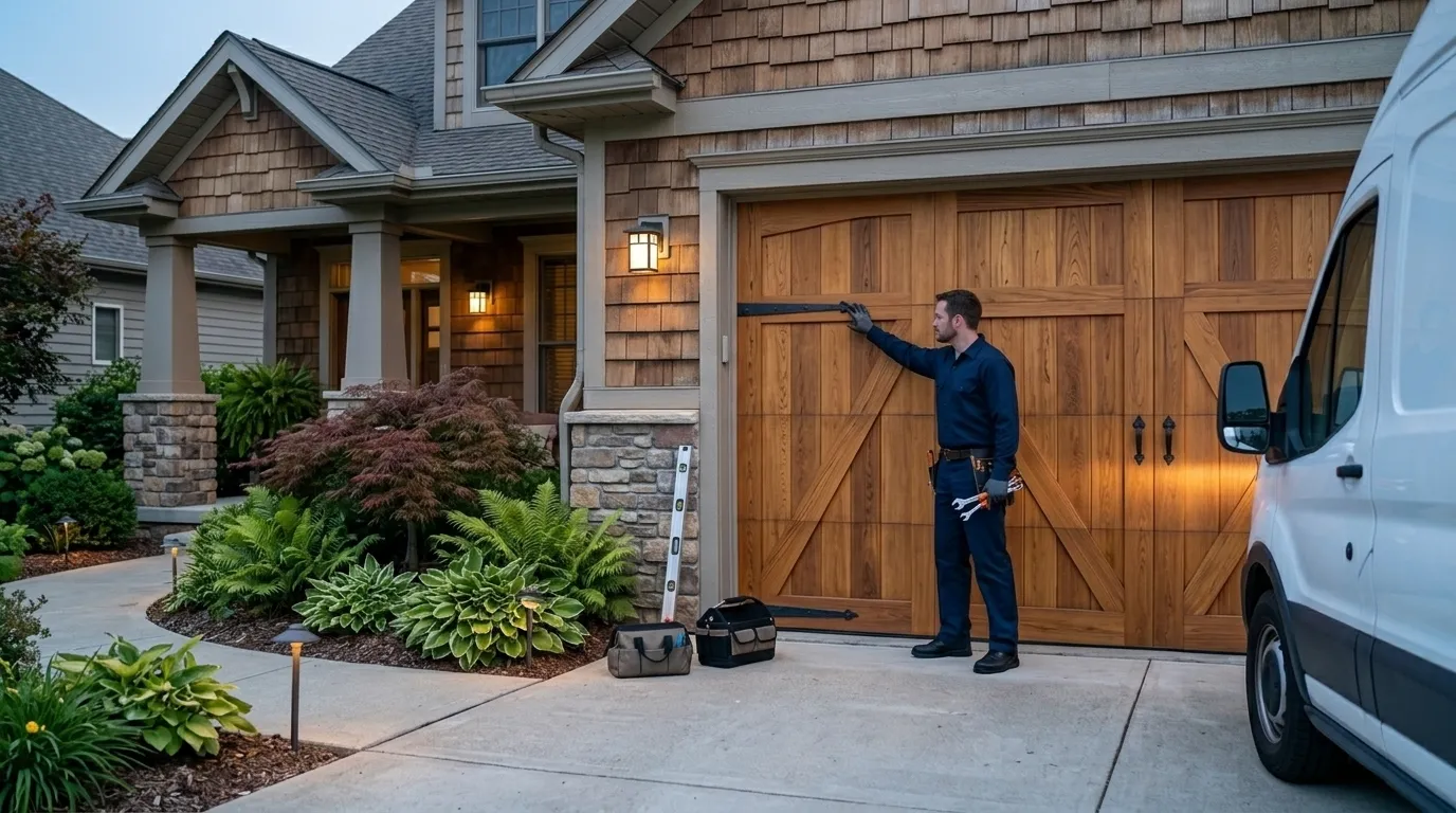 Garage door service in Gaithersburg, MD