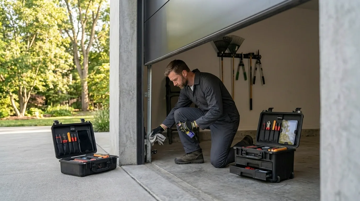 Garage door service in Gaithersburg, MD
