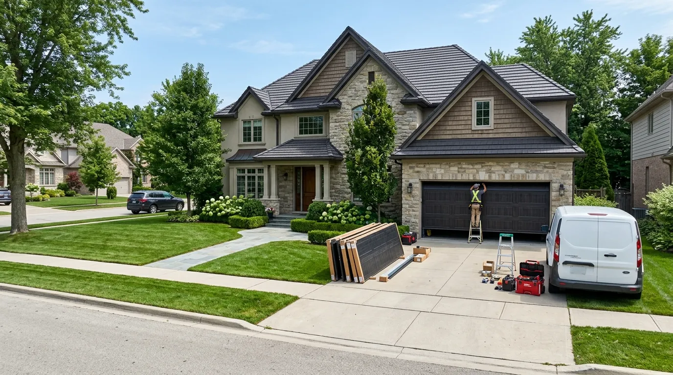 Garage door service in Gaithersburg, MD