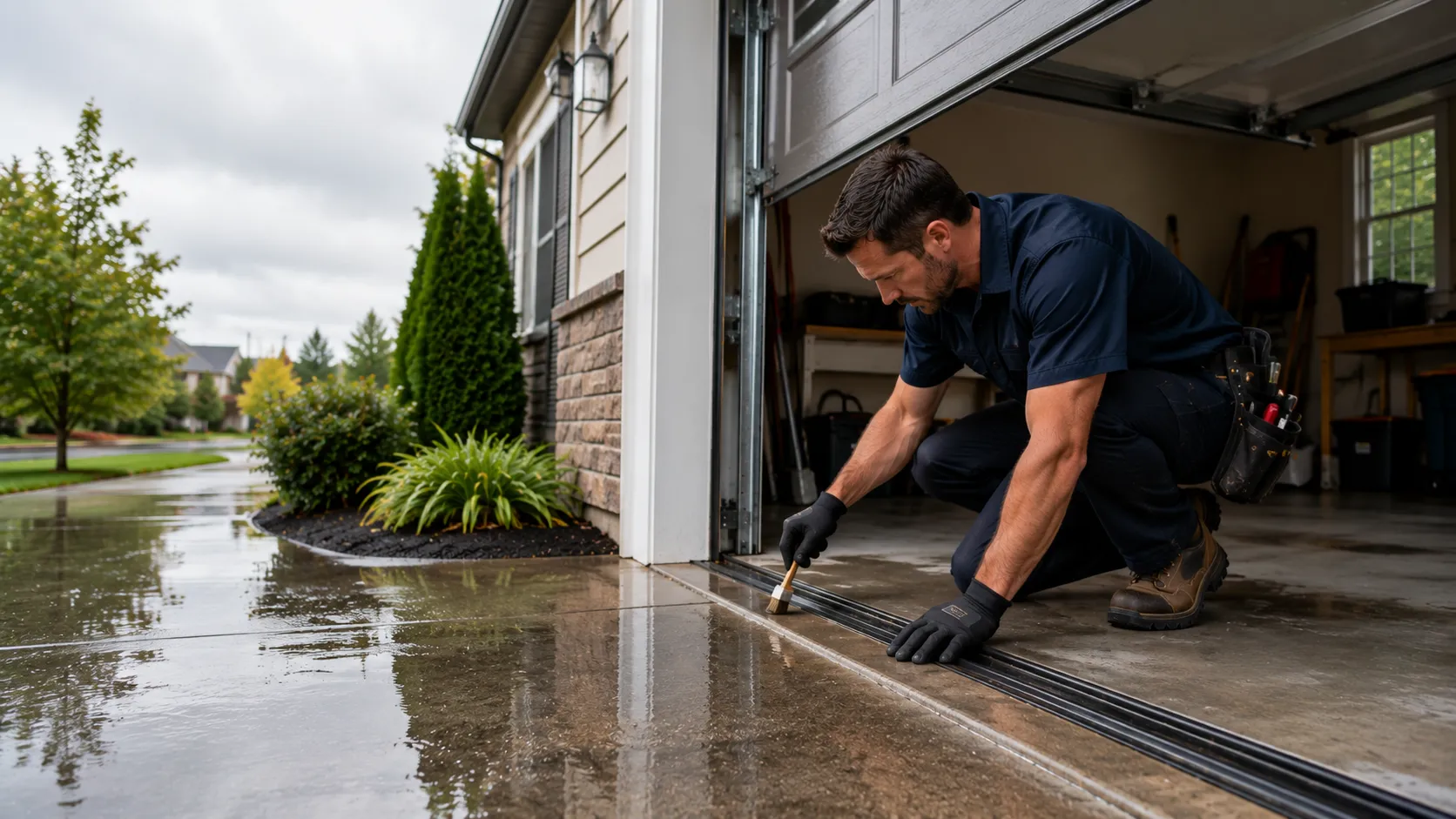 Garage door service in Gaithersburg, MD